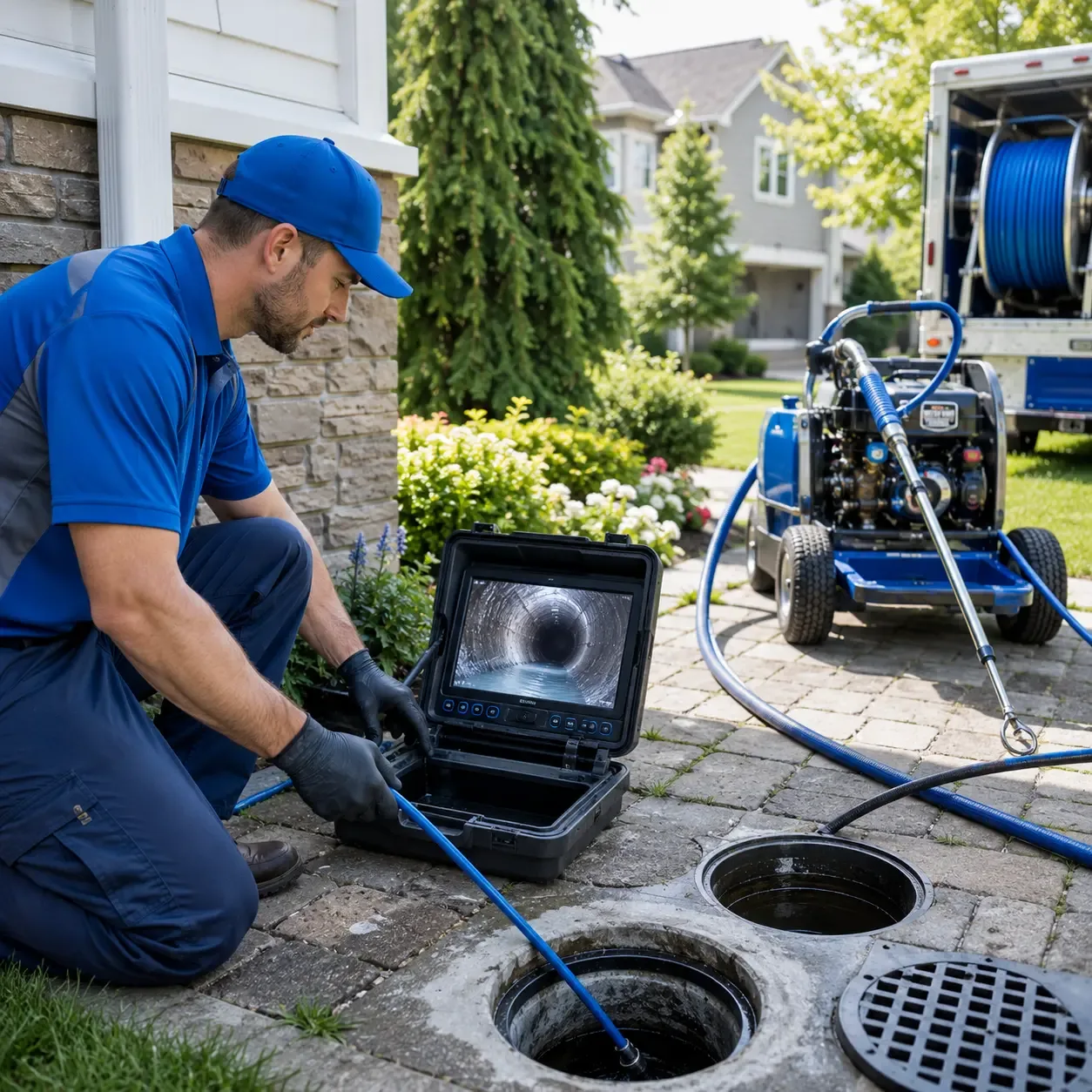 Outdoor drain cleaning professionals serving Ansted, WV